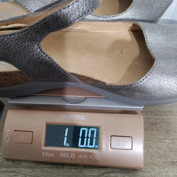 Dansko Marcy Women's Sandals, Pewter Metallic Silver Size 41 US 11 - Picture 8 of 8